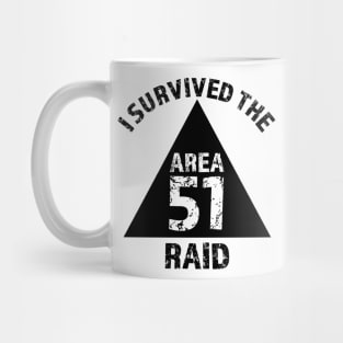 I Survived The Area 51 Raid (Black) Mug